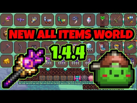 HOW TO GET ALL ITEMS MAP TERRARIA 1.4.4.9 IN STEAM  HOW TO DOWNLOAD ALL  ITEMS MAP TERRARIA 2023 