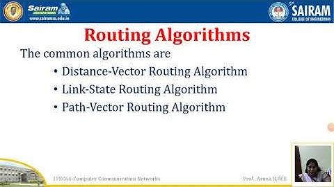 Lecture video _17EC64_Module 4_ Distance Vector routing_7_Aruna R