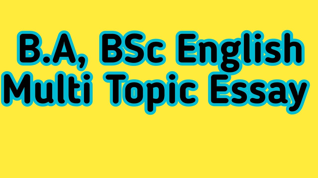 Multi essay for ba pdf picture