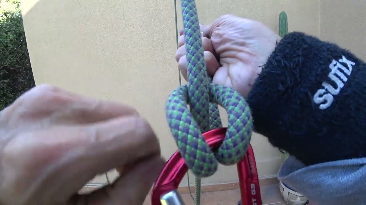 INICIACIÓN AL MONTAÑISMO  V 39 PELIGRO EN LA UTILIZACIÓN NUDO  DINÁMICO