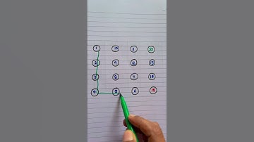 Draw a starlight with numbers 1 to 21 #drawing #line #maths#quiz#shorts#funny#game