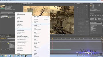 How to Make a Black and Blurred Vignette in After Effects!