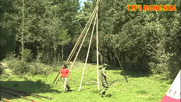 Comment est construit un tipi ?