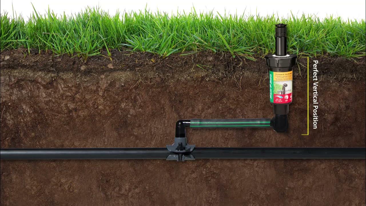Spray Sprinkler Installation - YouTube