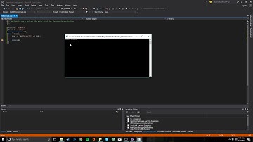 C++ Programming Tutorials in Microsoft Visual Studio #1: "Hello World"