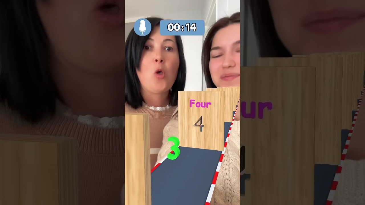 Numbers Filter challenge with my mom ... 