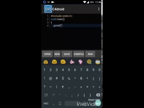 Run C Program in android smartphone