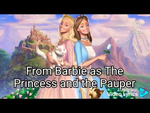 I am a girl like you. song lyrics Barbie in princess and pauper