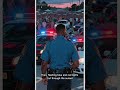 hellcat swapped motorcycle takes off from police #shortvideo #automobile #hellcat #ai