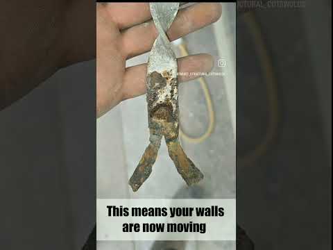 Wall Tie Failure Signs