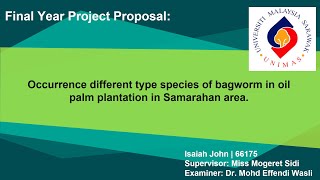 Final Year Project Proposal Presentation