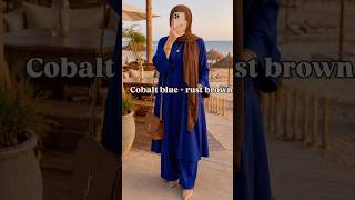 Hijabi outfit ideas, how to pair dresses and hijab beautifully♥️#hijab #hijabioutfit #modestfashion