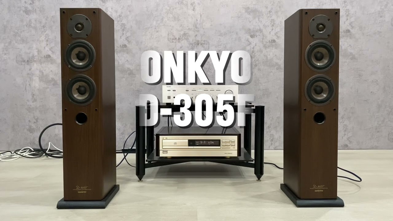 ONKYO D-305F Speakers - YouTube ONKYO D-305F Speakers - YouTube