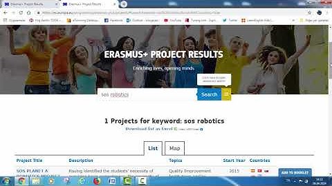 Erasmus Project Results Platform