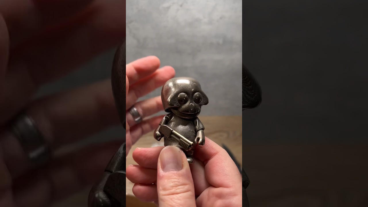 I won a Bronze SQUADT from the NFT project... It stands 3" tall and is made of a bronze alloy!