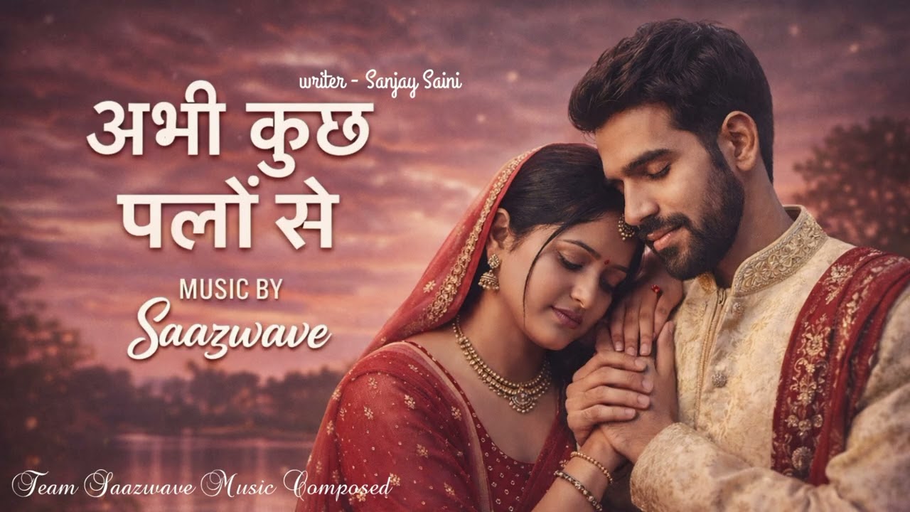 अभी कुछ पलों से | Romantic Hindi Song | Saazwave Music | Writer Sanjay Saini