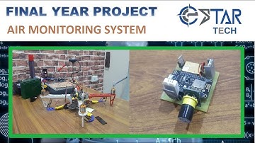 Air Quality Monitoring System | IoT Based | Using ESP32 | Real Time Data On Cloud | FYP | Estar Tech