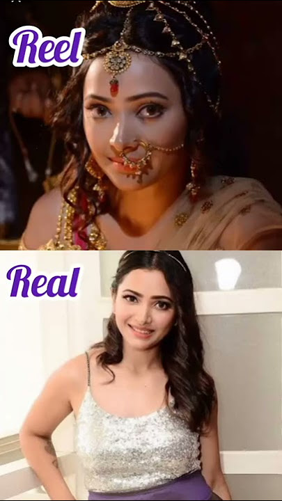 chandra nandini Actors Reel life vs Real life 😍🥰