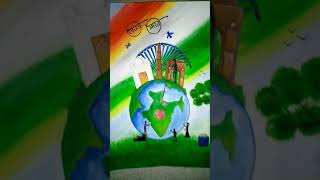 Beautiful poster on swachh bharat abhiyan drawing #art #shorts screenshot 1