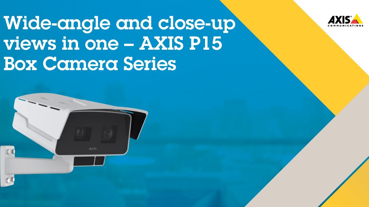 Wide-angle and close-up views in one - AXIS P15 Box Series - YouTube