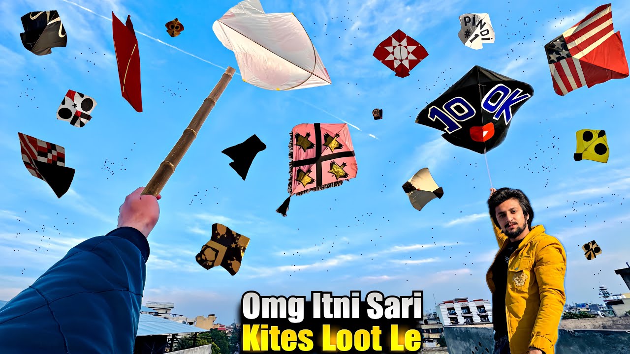 Flying Big Kites 😱So Many Kites Catching Today 🤩 ||Looting & Catches Kites || Cutting Others Kites! 