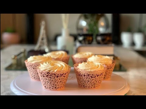 Red velvet cupcake with cream cheese