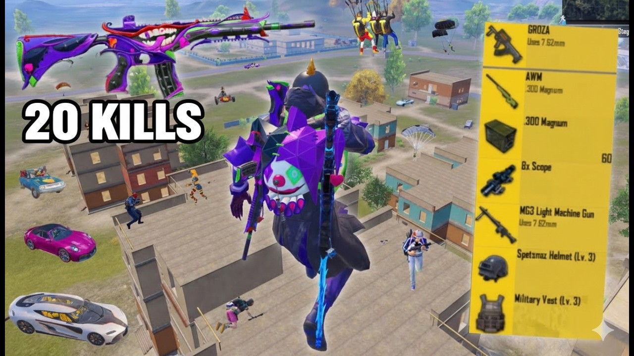 جلد السيرفر بـ 20 قتلة 😈 أداء احترافي في ببجي موبايل 20 Kills No Mercy 😈 PUBG Mobile Pro Play