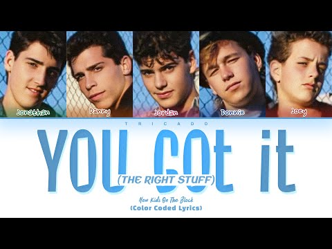 New Kids On The Block - You Got It (The Right Stuff) (Color Coded Lyrics)