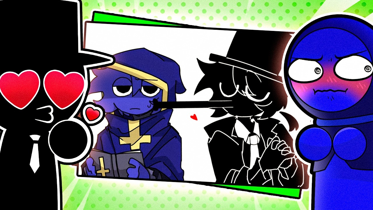 Jevin e Black REAGEM a IMAGENS deles no Sprunki VR