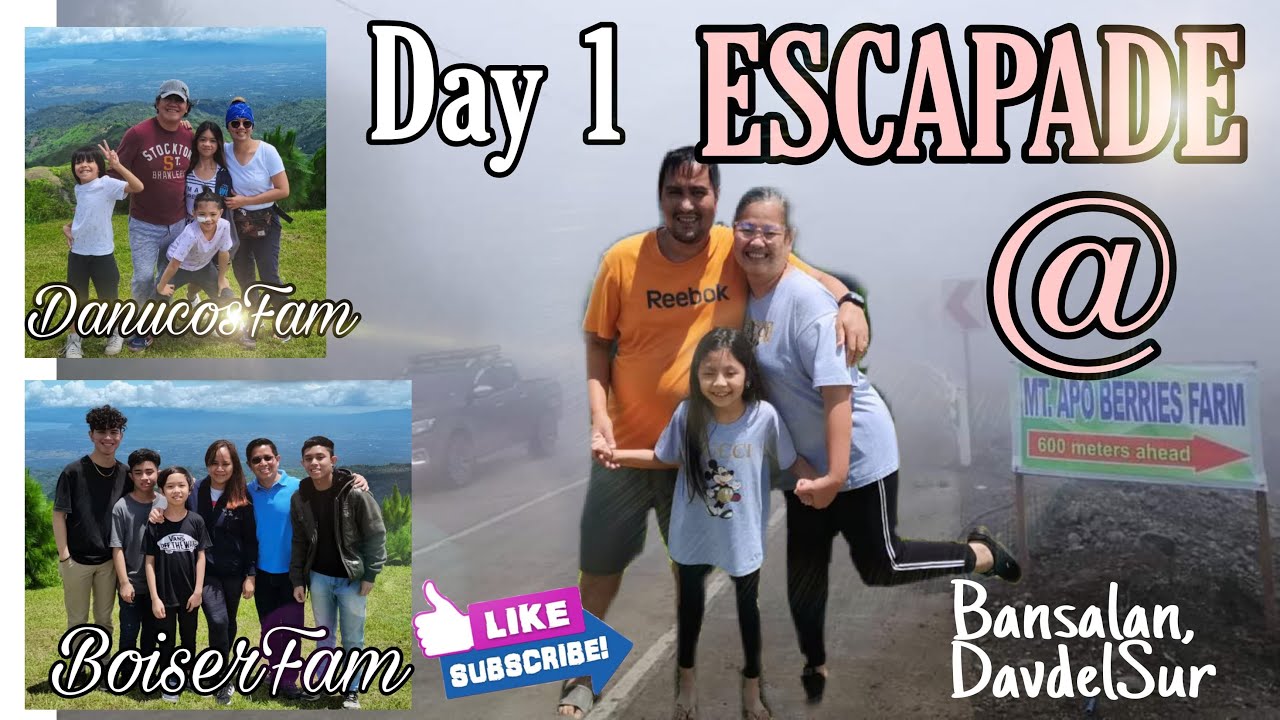 BUGNAW, MALAMIG na LUGAR Mt. Apo Berries Farm Escapade Day 1 BANSALAN