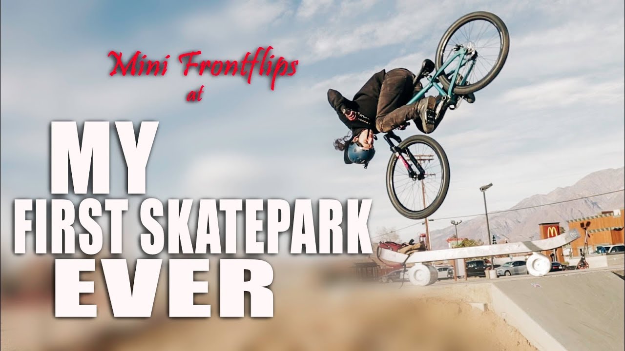 HARDEST FRONTFLIP on MTB! FRIEND talked me into it!