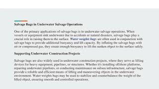 Exploring the Versatility of Salvage Bags  Applications and Benefits