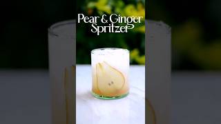 let's make this delicious pear & ginger spritzer #short #mocktail #sobercurious screenshot 4