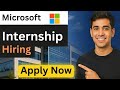 Microsoft SDE Hiring 2nd year students | Explorer Intern 2025🔥 | Internship |Eligibility& Apply
