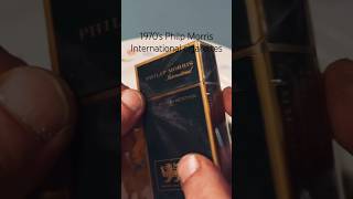 Opening Sealed Vintage Pack Rare 1970s Philip Morris International Smokes  funny shorts love