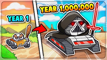 I Evolved Tanks For 1,000,000 YEARS in Age Of Tanks