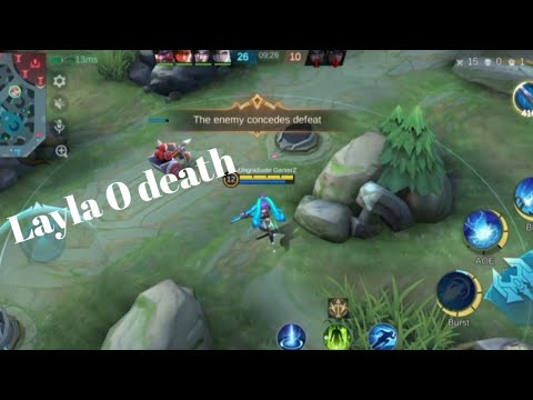 Layla Death enemy surrender Layla zero death # mobile Legends Bang Bang ...