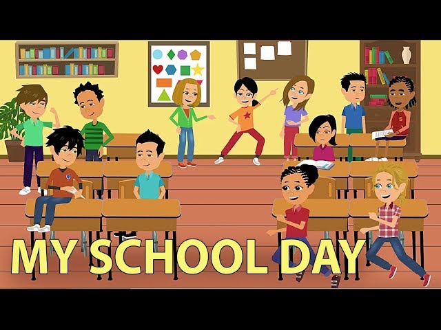 Basic English - A Day At School