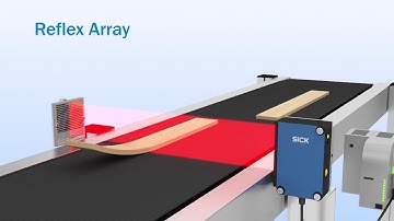 Reflex Array from SICK׃ The photoelectric sensor with the light band