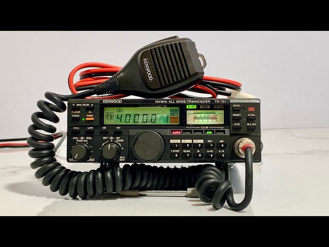 アンテナ KENWOOD TR-751D ☀️Kenwood TR-751D VHF 40W + DC + MIC + KB Open☀️ - YouTube