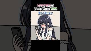 好きな男子にLINEを送った結果【アニメ】