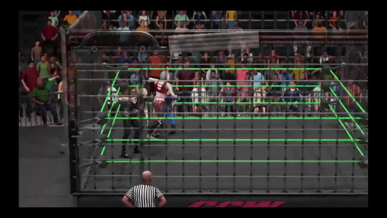 CWA Wrestling 1 contender match for The CWA Womens championship Triple threat Cage YouTube