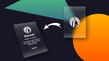 How to Craft an Engaging Tilt & Glassmorphism Website Card | HTML, CSS, and JavaScript