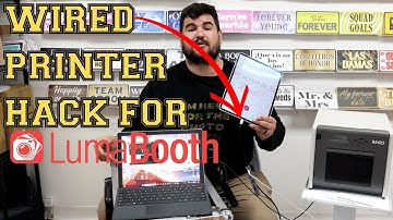 WIRED IPAD PHOTO BOOTH PRINT HACK - LUMABOOTH WIRED PRINT TRICK