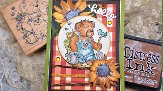 How to Watercolor + Mixed Media for Mr. Farmer Bear by becnsam Crafting Fun 66 views 3 days ago 25 minutes