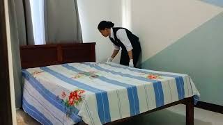 7-minute Traditional Bed Making | Alliah Olalan