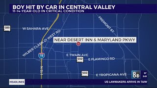 Juvenile On Roller Skates Hospitalized After Hit By Vehicle In Central Las Vegas Valley