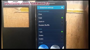 Samsung Galaxy S5 : How to Change SlideShow Transition Effect (Android Phone)