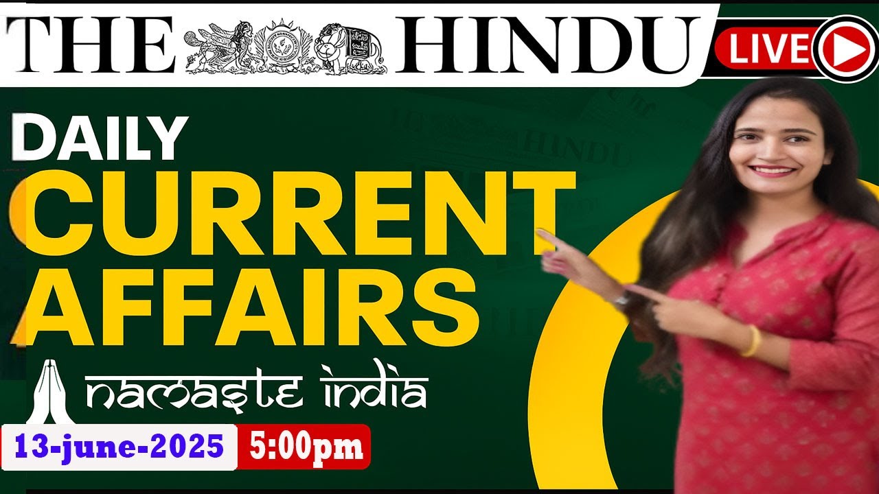 13 june 2025 Current Affairs kannada by SHREYA Ma'am