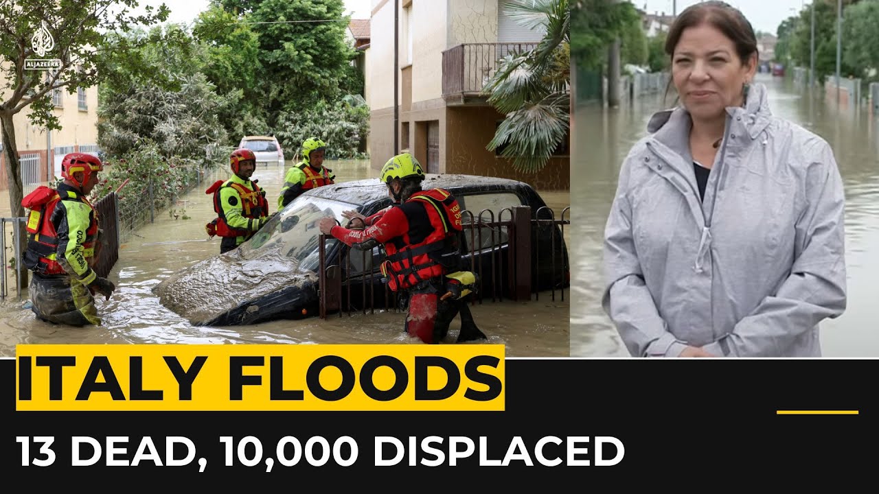 مقتل 13 شخصاً على الأقل، وعزل بلدات بسبب الفيضانات الإيطالية